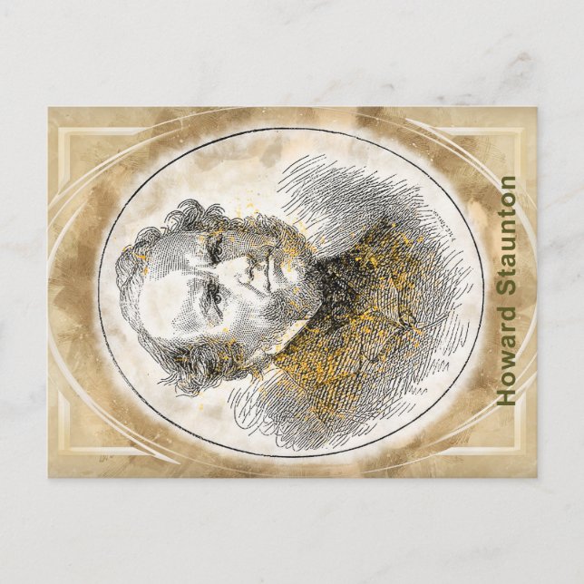 Carte Postale Howard Staunton, (Devant)