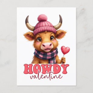 Carte Postale Howdy Valentine