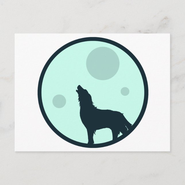 Carte Postale Howl to the moon (Devant)