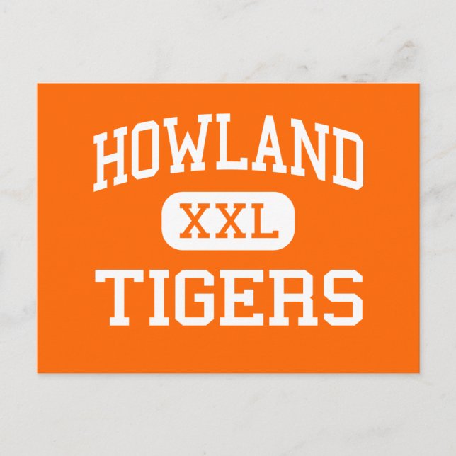 Carte Postale Howland - Tigers - Lycée - Warren Ohio (Devant)