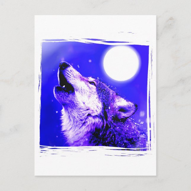 Carte Postale Howling Wolf (Devant)
