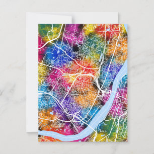 Carte Postale Howrah West Bengale City Map