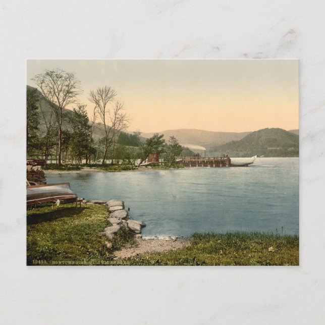 Carte Postale Howtown Pier, Lake District, Cumbria, Angleterre (Devant)