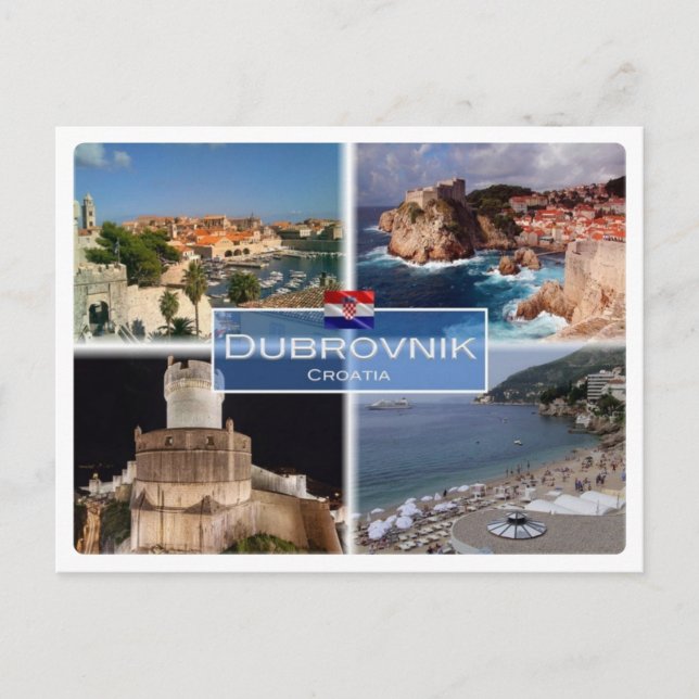 Carte Postale HR Croatie - Dubrovnik - (Devant)