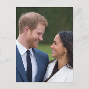 Carte Postale HRH Prince Harry et Meghan Markle Mariage royal