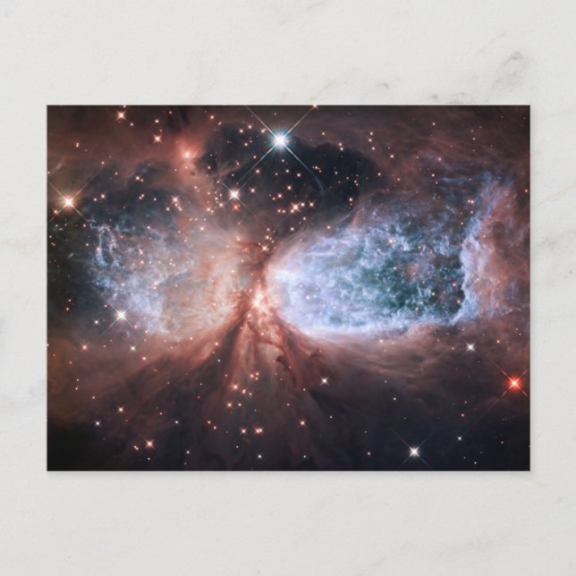 Carte Postale Hubble Ange de neige (Devant)