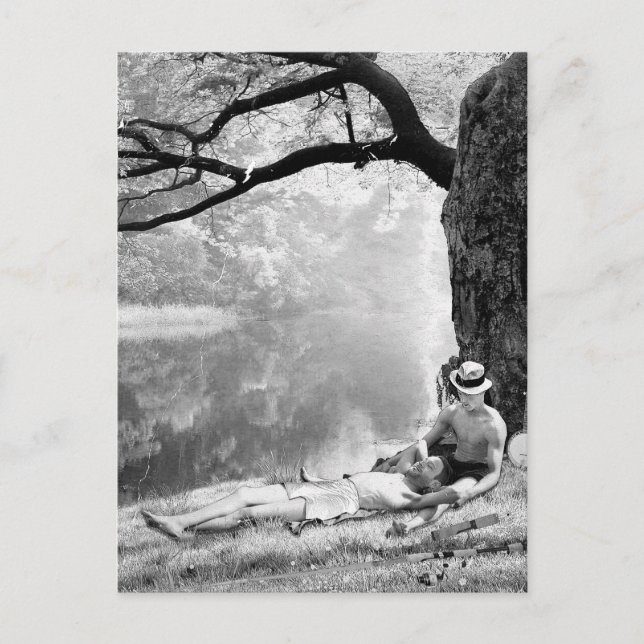 Carte Postale Huckleberry & Tom (Devant)