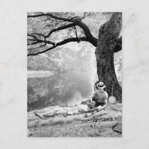 Carte Postale Huckleberry & Tom