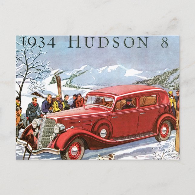 Carte Postale Hudson 1934 (Devant)
