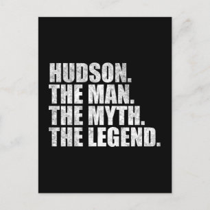 Carte Postale Hudson nom, Hudson L'Homme Le Mythe La Légende