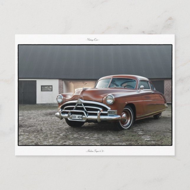 Carte Postale Hudson Super 6 '51 (Devant)