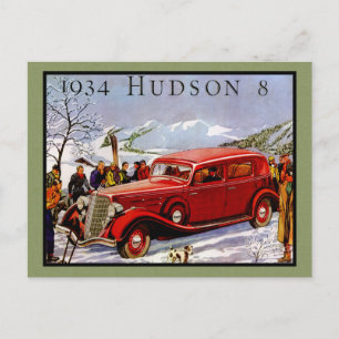 Carte Postale Hudson Voiture Vintage