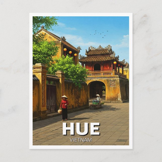 Carte Postale Hue Imperial City Vietnam Travel (Devant)