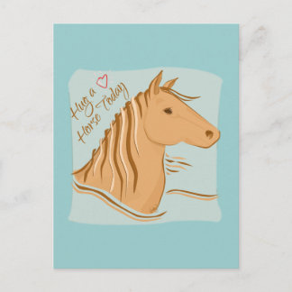 Carte postale Hug A Horse