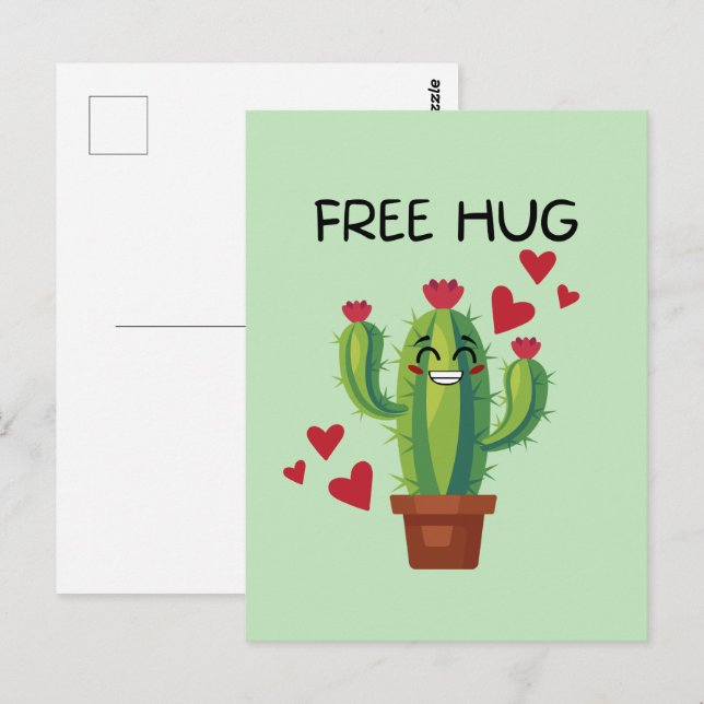 Carte Postale Hug gratuit (Devant / Derrière)