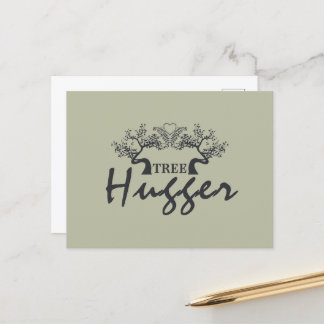 Carte Postale Hugger d'arbre