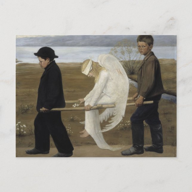 Carte Postale Hugo Simberg Art (Devant)