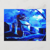 HUILE DE MAISON SUR CANVAS PAR MOJISOLA A GBADAMOS