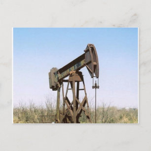 Carte Postale Huile de pompage
