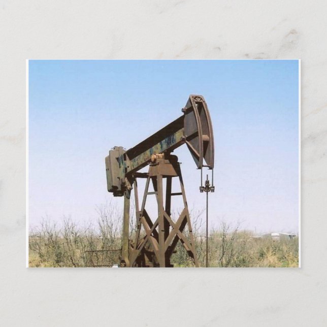 Carte Postale Huile de pompage (Devant)