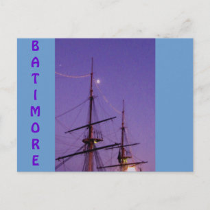 Carte Postale Huile de port intérieur