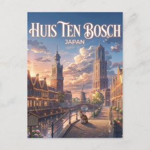 Carte Postale Huis Ten Bosch Japon