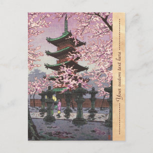 Carte Postale Huit Vues Tokyo Ueno Toshogu Shrine Kasamatsu