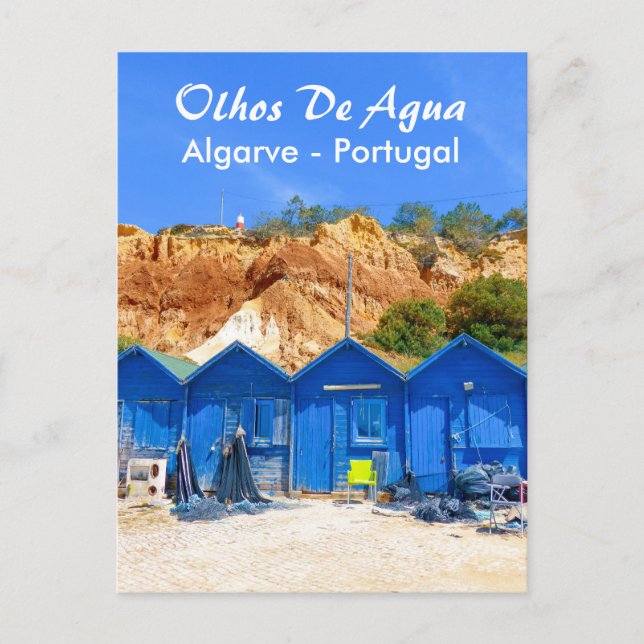 Carte Postale Huîtres de pêcheurs de l'Algarve à Olhos De Agua P (Devant)
