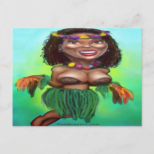 Carte Postale Hula Dancer (Devant)