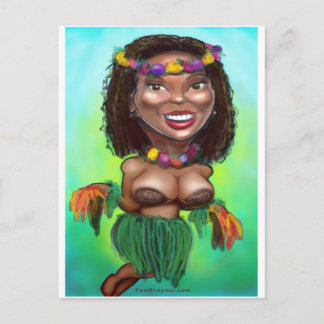Carte Postale Hula Dancer