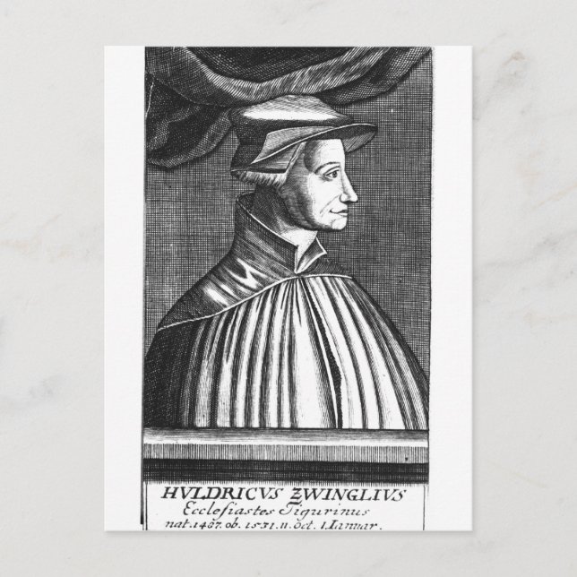 Carte Postale Huldrych Zwingli (Devant)