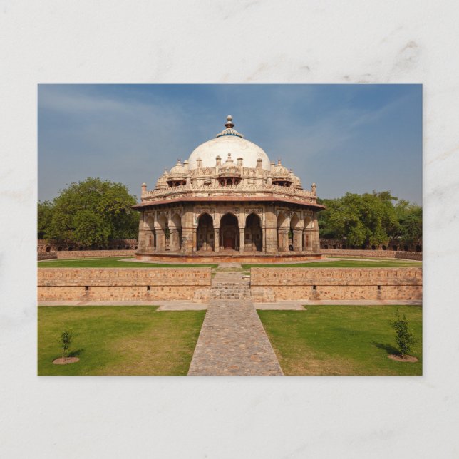 Carte Postale Humayun Mausoleum à Delhi (Devant)