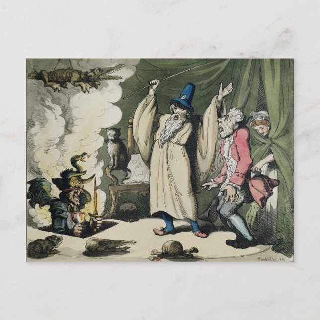 Carte Postale Humbugging ou Raising the Devil, 1800 (Devant)