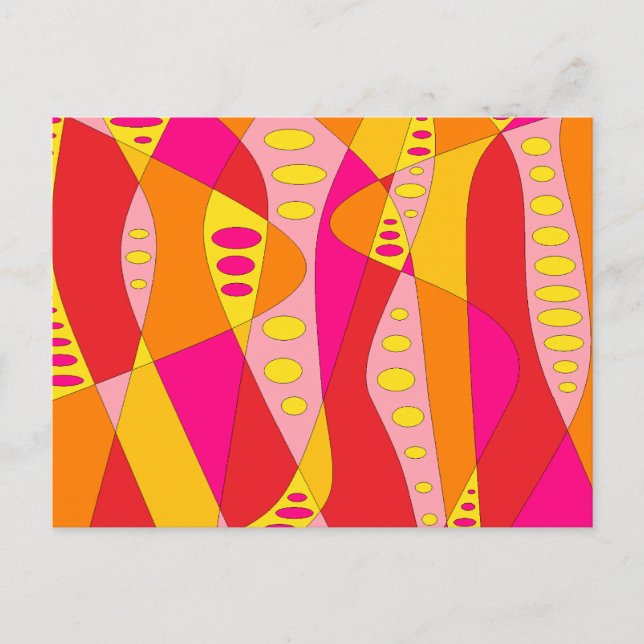 Carte Postale Humeur Abstraite (Devant)