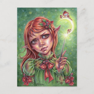 Carte postale Humeur Champignons Elf Girl Imaginai