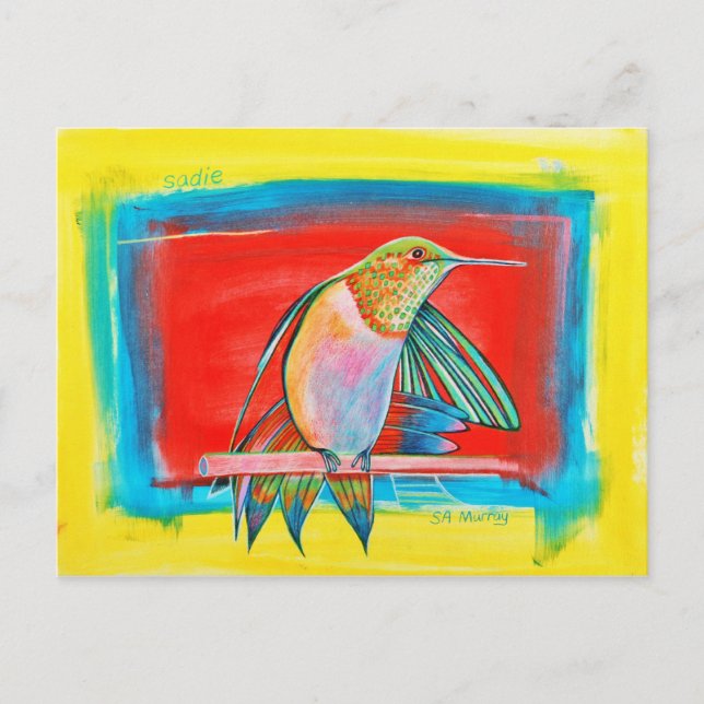 Carte Postale HUMMINGBIRD ©2010 SylviART™ (Devant)