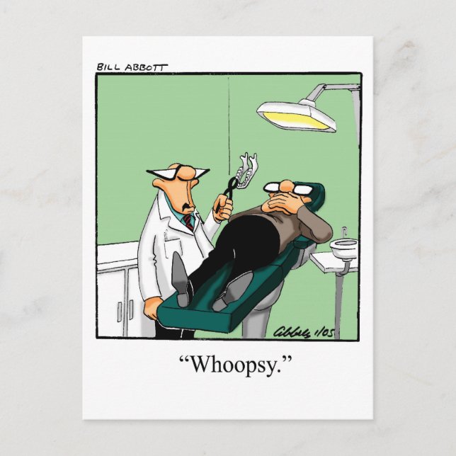 Carte postale humoristique de dentiste (Devant)