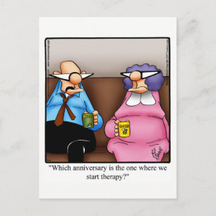 Carte postale humoristique de joyeux anniversaire 