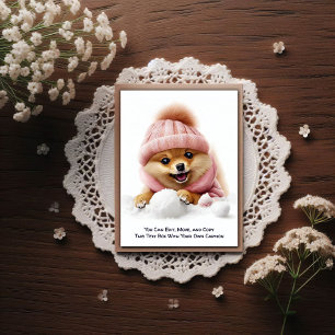 Carte postale humoristique personnalisable pour to