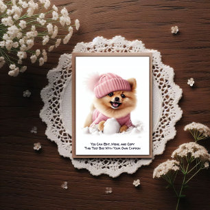 Carte postale humoristique personnalisable pour to