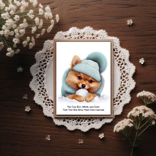 Carte postale humoristique personnalisable pour to