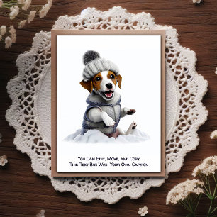 Carte postale humoristique personnalisable pour to