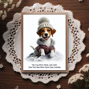 Carte postale humoristique personnalisable pour to