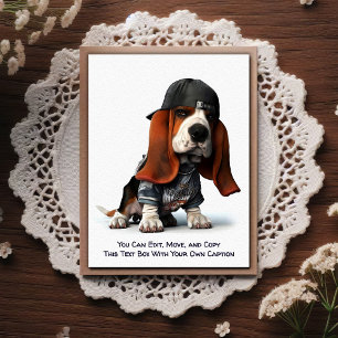 Carte postale humoristique personnalisable pour to