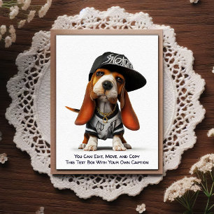 Carte postale humoristique personnalisable pour to