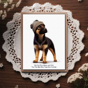 Carte postale humoristique personnalisable pour to