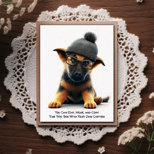 Carte postale humoristique personnalisable pour to