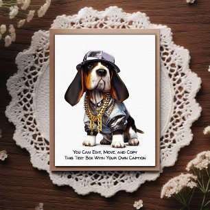 Carte postale humoristique personnalisable pour to