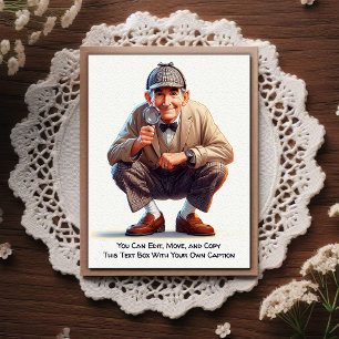 Carte postale humoristique personnalisable pour to