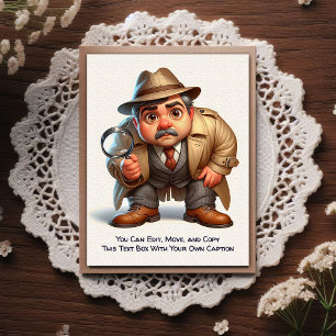 Carte postale humoristique personnalisable pour to